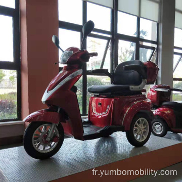 Scooter électrique à trois roues pour les déplacements pour travailler